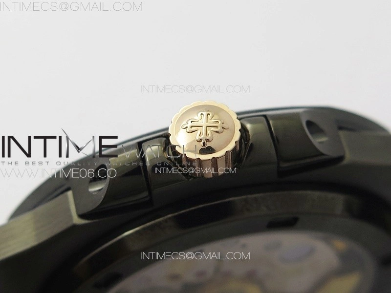 Nautilus 5711 DIW Carbon DIWF 1:1 Best Edition Black Textured Dial on Carbon RG Bracelet 324CS