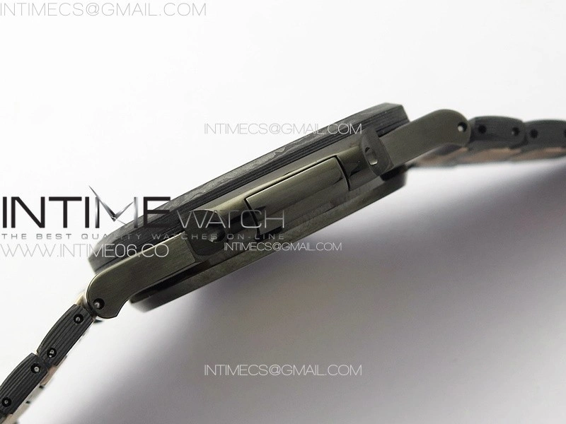 Nautilus 5711 DIW Carbon DIWF 1:1 Best Edition Black Textured Dial on Carbon RG Bracelet 324CS