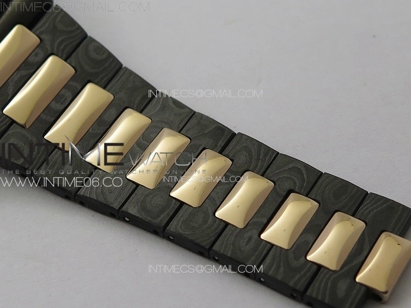 Nautilus 5711 DIW Carbon DIWF 1:1 Best Edition Black Textured Dial on Carbon RG Bracelet 324CS