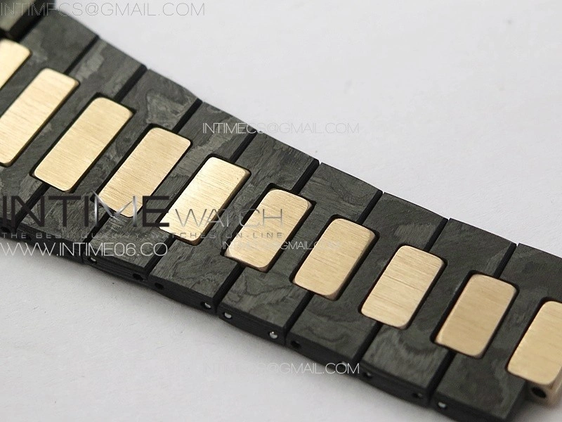 Nautilus 5711 DIW Carbon DIWF 1:1 Best Edition Black Textured Dial on Carbon RG Bracelet 324CS