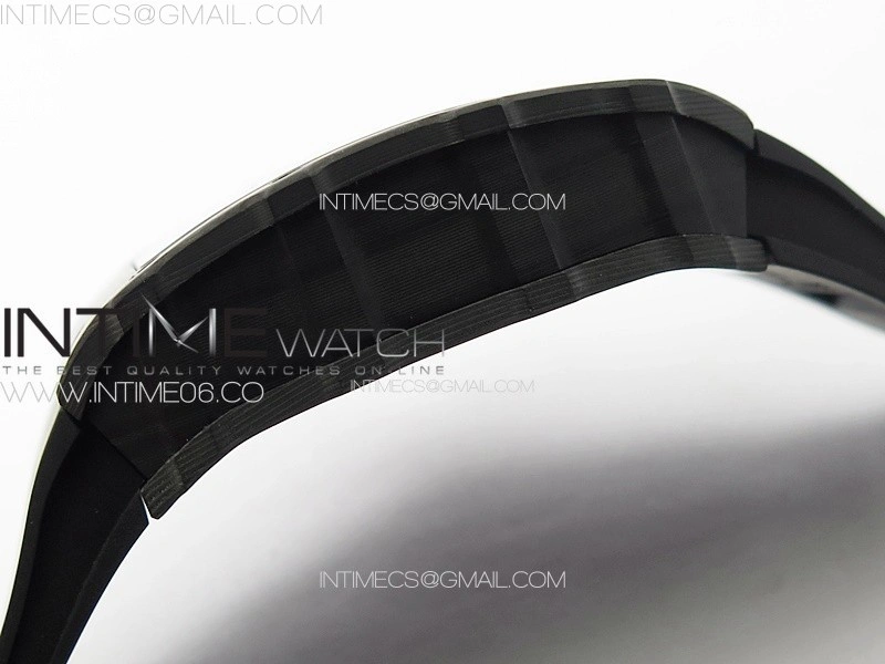 RM035-01 Forged Carbon Case KUF Best Edition Red Crown on Black Rubber Strap MIYOTA8215