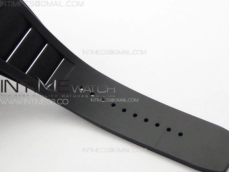 RM035-01 Forged Carbon Case KUF Best Edition Red Crown on Black Rubber Strap MIYOTA8215