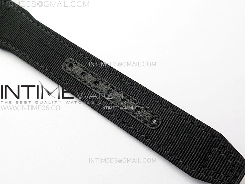 Big Pilot IW329801 Real Ceramic M+F 1:1 Best Edition Black Dial on Black Calfskin Strap SEIKO 8N-24