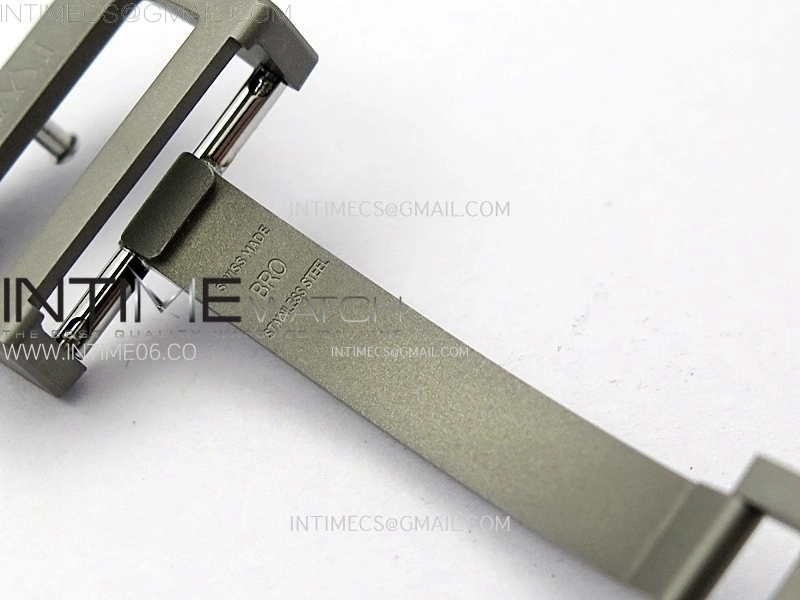 Big Pilot IW329801 Real Ceramic M+F 1:1 Best Edition Black Dial on Green Calfskin Strap SEIKO 8N-24