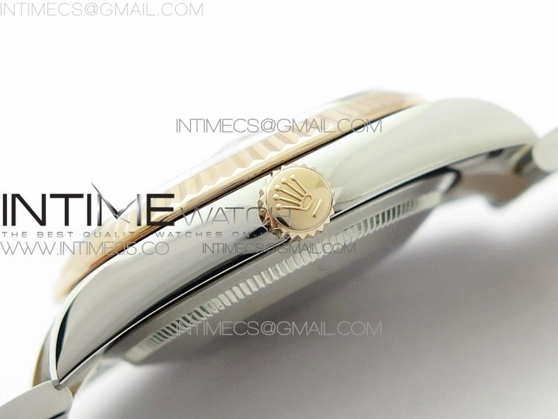 Datejust 36mm 116231 SS RG BP 1:1 Best Edition Green Dial Stick Markers On SS RG Oyster Bracelet A2824