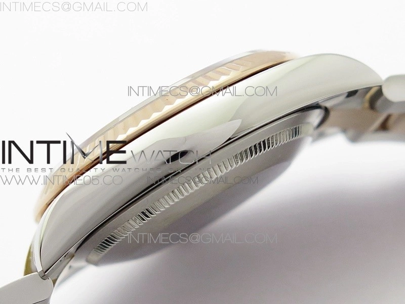 Datejust 36mm 116231 SS RG BP 1:1 Best Edition Green Dial Stick Markers On SS RG Oyster Bracelet A2824