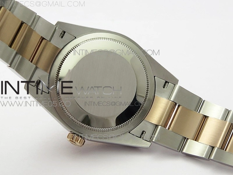 Datejust 36mm 116231 SS RG BP 1:1 Best Edition Green Dial Stick Markers On SS RG Oyster Bracelet A2824