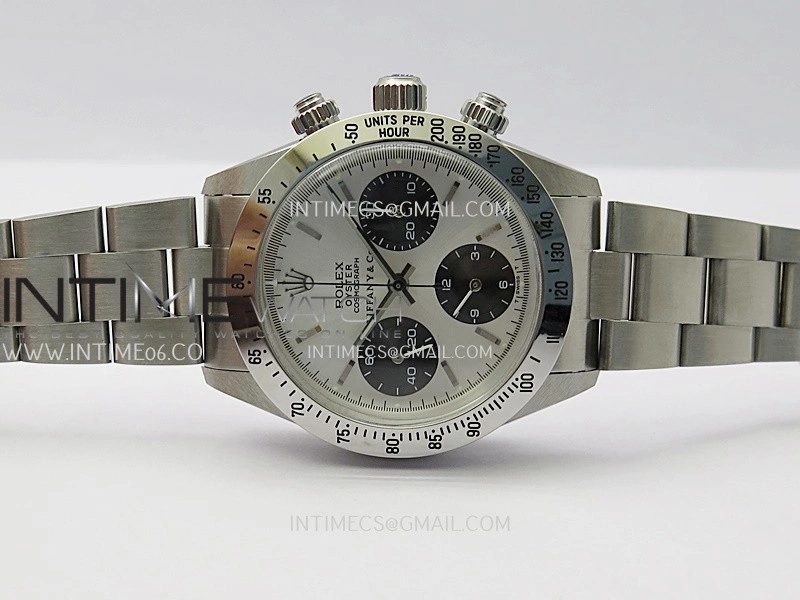 Daytona 6263 Style01 Tiffany SS B12 Best Edition Silver Dial Black Subdials On SS Bracelet Venus 75
