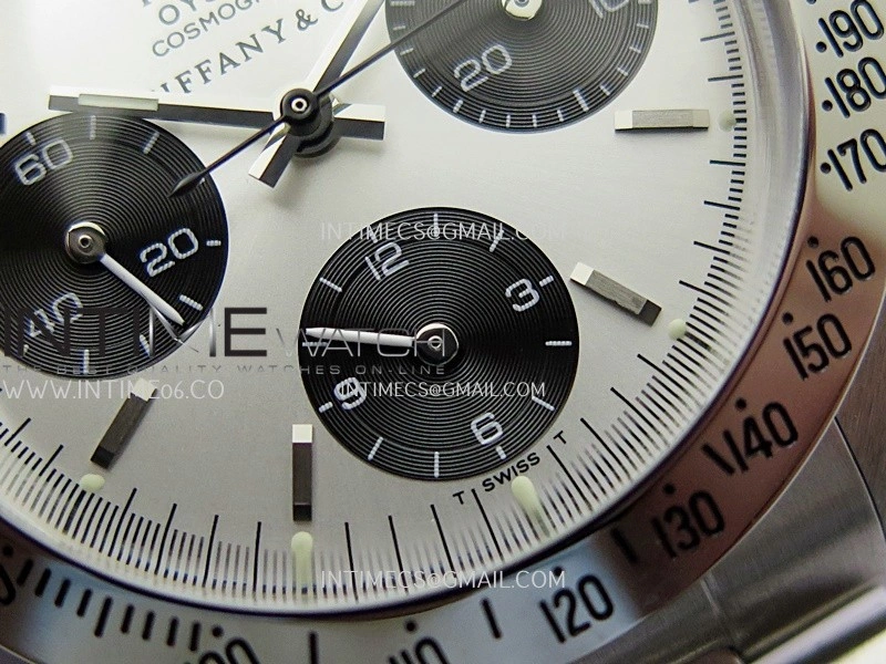 Daytona 6263 Style01 Tiffany SS B12 Best Edition Silver Dial Black Subdials On SS Bracelet Venus 75
