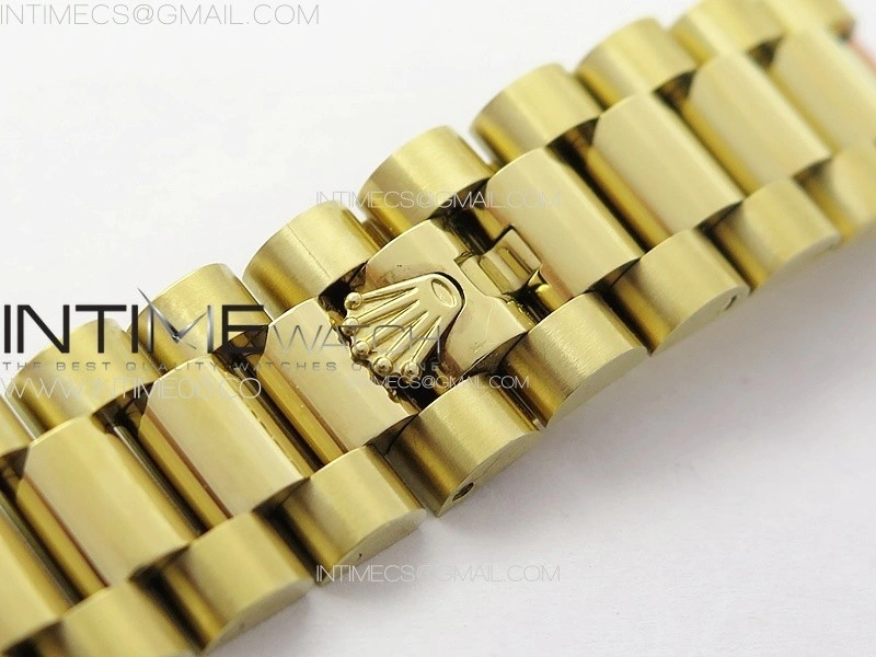 DateJust 31mm 178271 YG APSF Best Edition Blue MOP Dial Crystal Markers on President Bracelet A2824