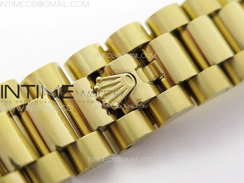 DateJust 31mm 178271 YG APSF Best Edition Blue MOP Dial Crystal Markers on President Bracelet A2824