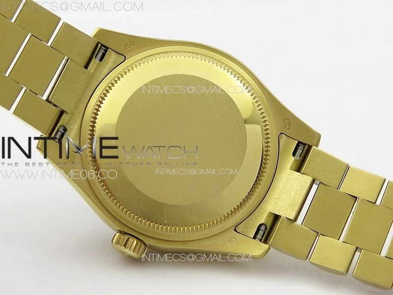 DateJust 31mm 178271 YG APSF Best Edition Blue MOP Dial Crystal Markers on President Bracelet A2824