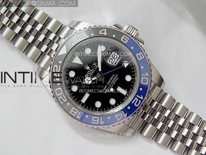 GMT-Master II 126710 BLNR 904L SS V3 VSF 1:1 Best Edition Black Dial On Jubilee Bracelet DD3285 CHS