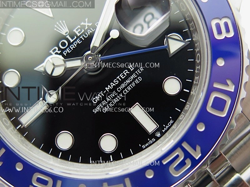 GMT-Master II 126710 BLNR 904L SS V3 VSF 1:1 Best Edition Black Dial On Jubilee Bracelet DD3285 CHS