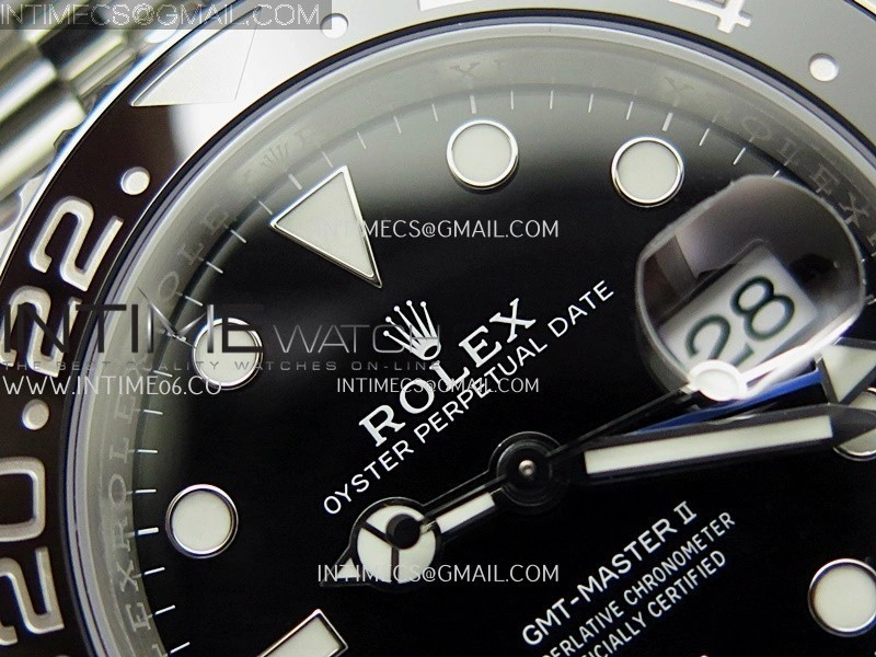 GMT-Master II 126710 BLNR 904L SS V3 VSF 1:1 Best Edition Black Dial On Jubilee Bracelet DD3285 CHS