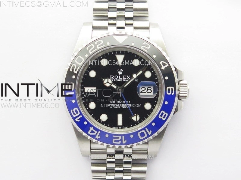 GMT-Master II 126710 BLNR Blue Black Ceramic 904L ZF 1:1 Best Edition on Jubilee Bracelet SH3285 CHS
