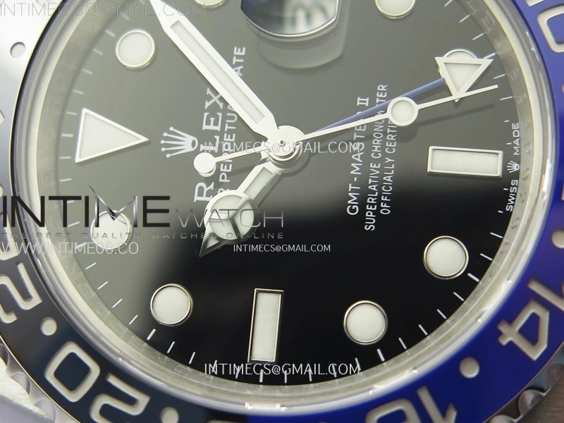 GMT-Master II 126710 BLNR Blue Black Ceramic 904L ZF 1:1 Best Edition on Jubilee Bracelet SH3285 CHS