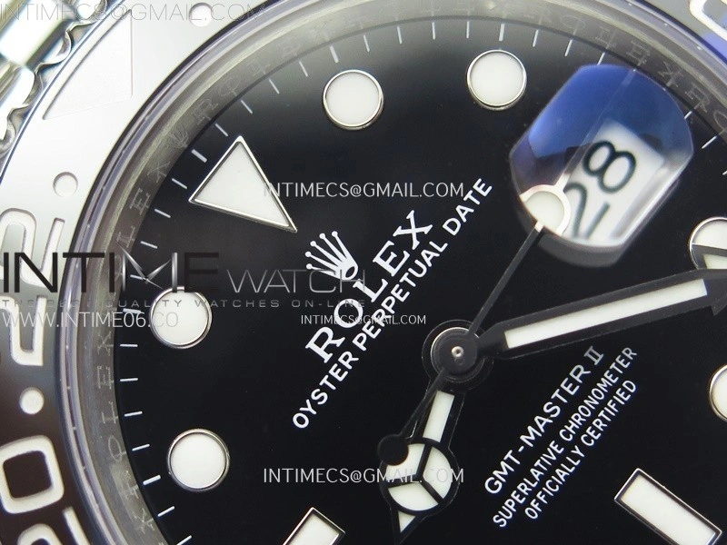 GMT-Master II 126710 BLNR Blue Black Ceramic 904L ZF 1:1 Best Edition on Jubilee Bracelet SH3285 CHS