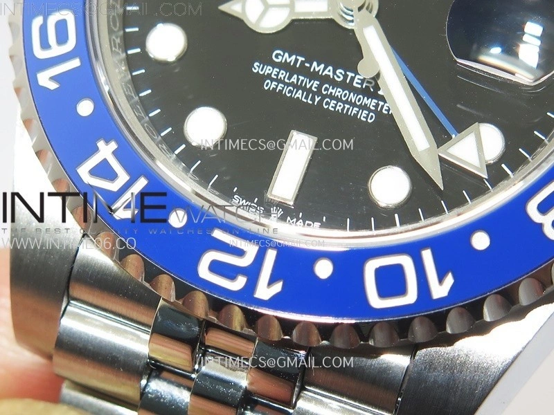 GMT-Master II 126710 BLNR Blue Black Ceramic 904L ZF 1:1 Best Edition on Jubilee Bracelet SH3285 CHS