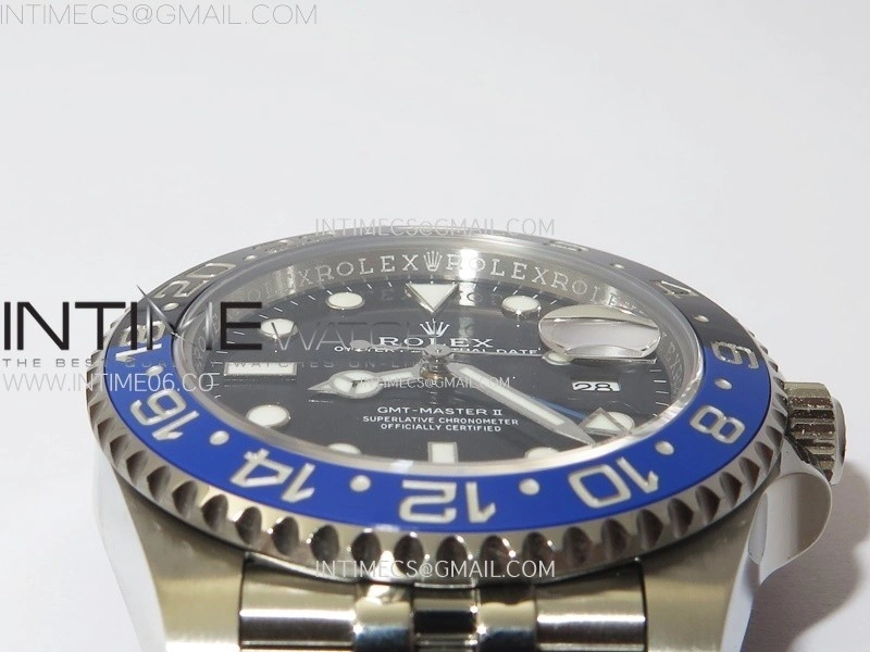 GMT-Master II 126710 BLNR Blue Black Ceramic 904L ZF 1:1 Best Edition on Jubilee Bracelet SH3285 CHS