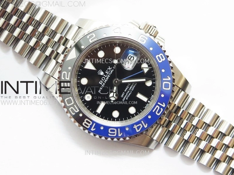 GMT-Master II 126710 BLNR Blue Black Ceramic 904L ZF 1:1 Best Edition on Jubilee Bracelet SH3285 CHS