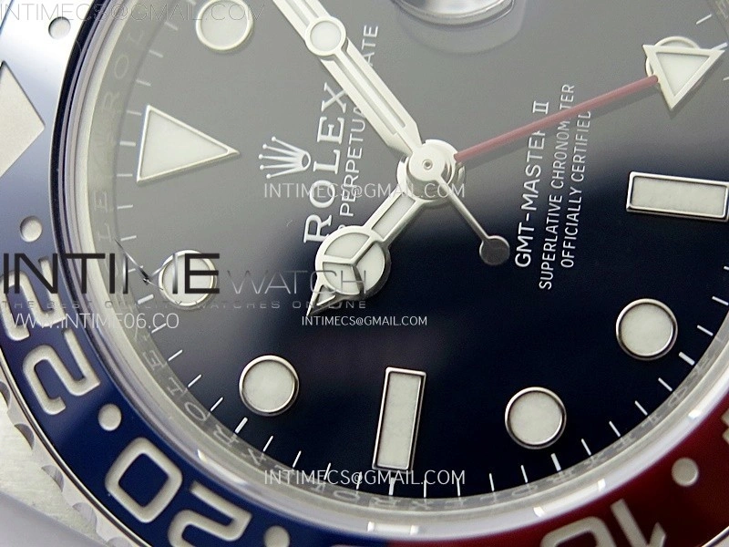 GMT-Master II 126710 BLRO Blue Red Ceramic NTF Best Edition Blue Dial on Oyster Bracelet VR3285 CHS