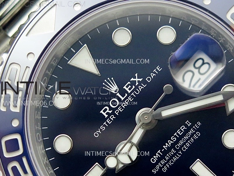 GMT-Master II 126710 BLRO Blue Red Ceramic NTF Best Edition Blue Dial on Oyster Bracelet VR3285 CHS