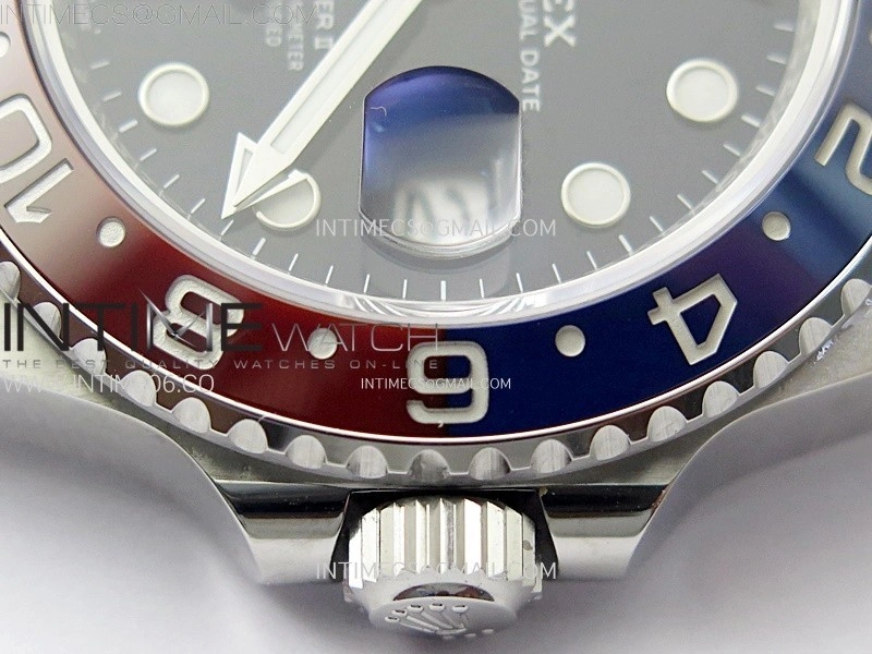GMT-Master II 126710 BLRO Blue Red Ceramic NTF Best Edition Blue Dial on Oyster Bracelet VR3285 CHS
