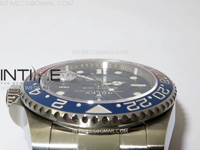GMT-Master II 126710 BLRO Blue Red Ceramic NTF Best Edition Blue Dial on Oyster Bracelet VR3285 CHS