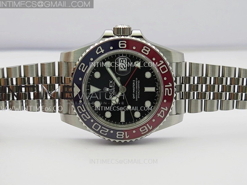 GMT-Master II 126710 BLRO V3 904L SS VSF 1:1 Best Edition Black Dial On Jubilee Bracelet DD3285 CHS