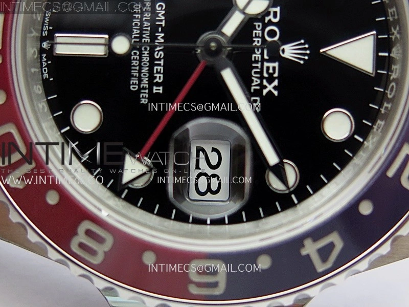 GMT-Master II 126710 BLRO V3 904L SS VSF 1:1 Best Edition Black Dial On Jubilee Bracelet DD3285 CHS