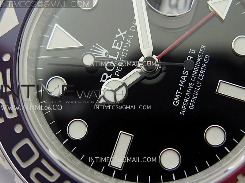 GMT-Master II 126710 BLRO V3 904L SS VSF 1:1 Best Edition Black Dial On Jubilee Bracelet DD3285 CHS