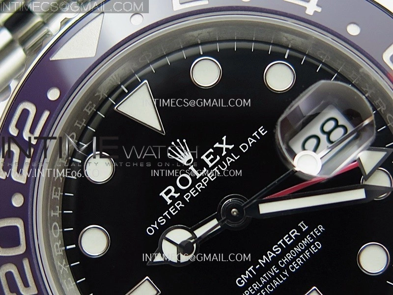 GMT-Master II 126710 BLRO V3 904L SS VSF 1:1 Best Edition Black Dial On Jubilee Bracelet DD3285 CHS