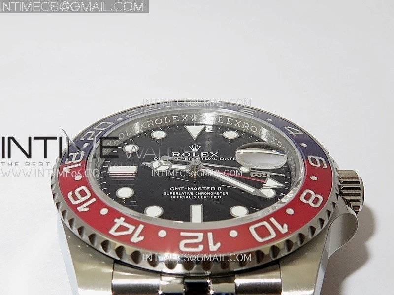 GMT-Master II 126710 BLRO V3 904L SS VSF 1:1 Best Edition Black Dial On Jubilee Bracelet DD3285 CHS