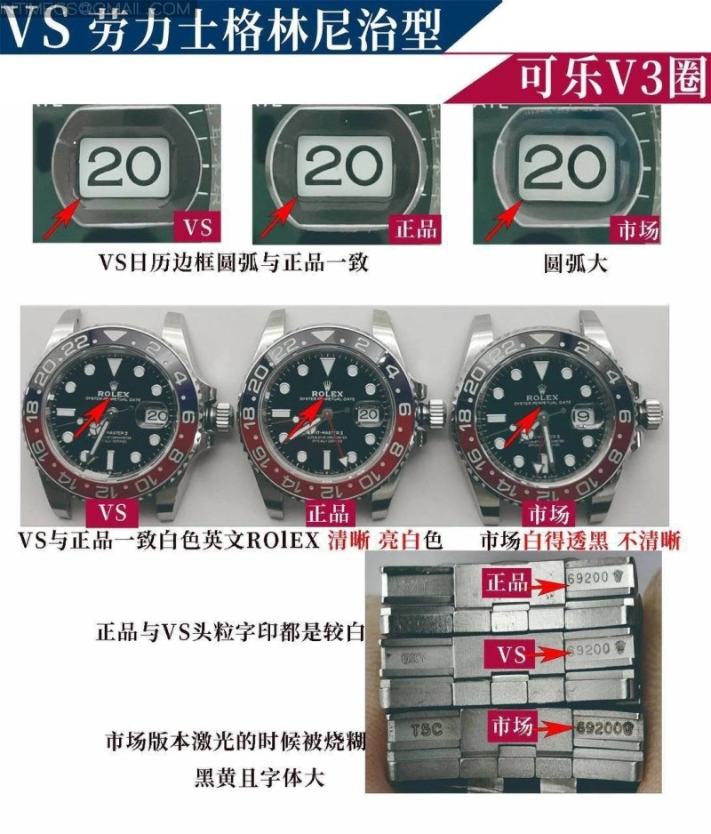 GMT-Master II 126710 BLRO V3 904L SS VSF 1:1 Best Edition Black Dial On Jubilee Bracelet DD3285 CHS
