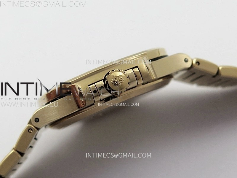 Nautilus 7118 1200R-010 Diamonds Bezel RG PPF 1:1 Best Edition RG Dial on RG Bracelet A324 Super Clone