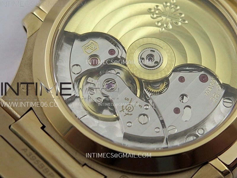 Nautilus 7118 1200R-010 Diamonds Bezel RG PPF 1:1 Best Edition RG Dial on RG Bracelet A324 Super Clone