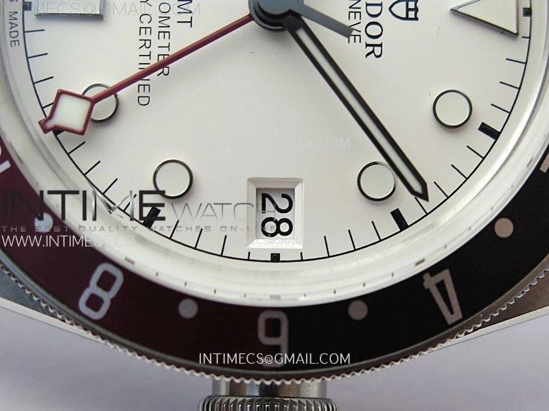 Black Bay M79830RB-0010 GMT Baselworld Pepsi Bezel ZF 1:1 Best Edition White Dial on SS Bracelet A2836