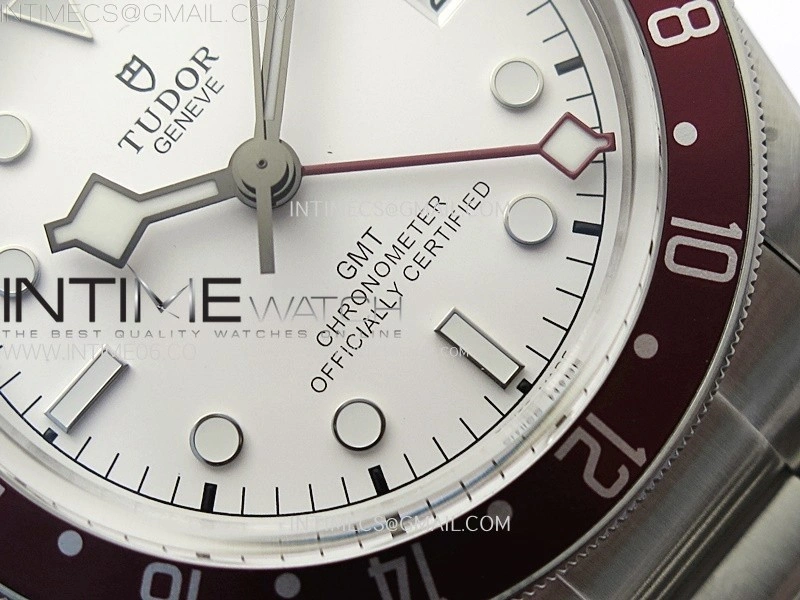 Black Bay M79830RB-0010 GMT Baselworld Pepsi Bezel ZF 1:1 Best Edition White Dial on SS Bracelet A2836