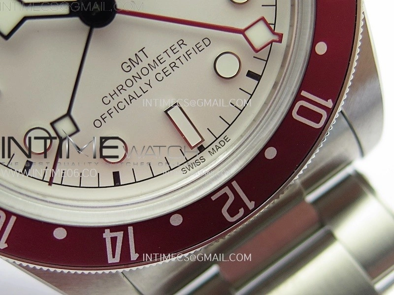 Black Bay M79830RB-0010 GMT Baselworld Pepsi Bezel ZF 1:1 Best Edition White Dial on SS Bracelet A2836