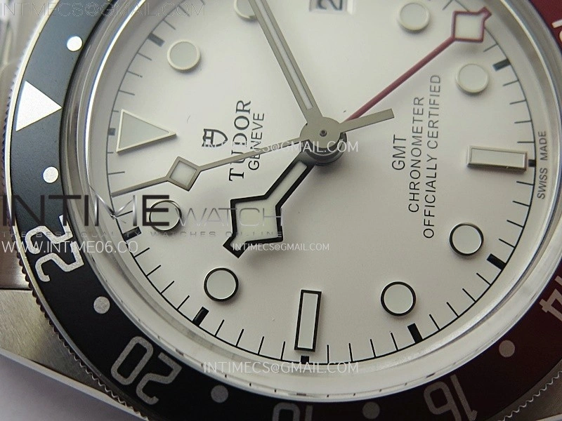 Black Bay M79830RB-0010 GMT Baselworld Pepsi Bezel ZF 1:1 Best Edition White Dial on SS Bracelet A2836