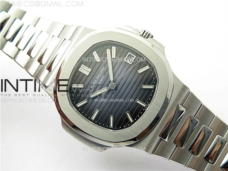 Nautilus 5811 1G PPF 1:1 Best Edition Blue Textured Dial on SS Bracelet Asian Super Clone Cal.26-330CS