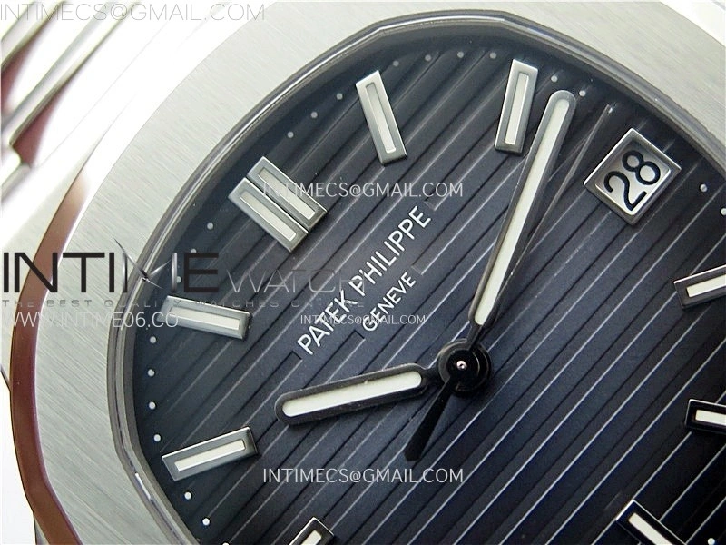 Nautilus 5811 1G PPF 1:1 Best Edition Blue Textured Dial on SS Bracelet Asian Super Clone Cal.26-330CS