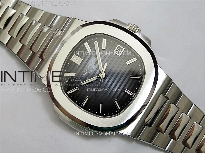 Nautilus 5811 1G PPF 1:1 Best Edition Blue Textured Dial on SS Bracelet Asian Super Clone Cal.26-330CS
