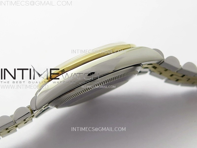 DateJust 36MM 126203 SS YG APSF 1:1 Best Edition Gold Fluted Dial Diamond Markers on SS YG Jubilee Bracelet SA3235