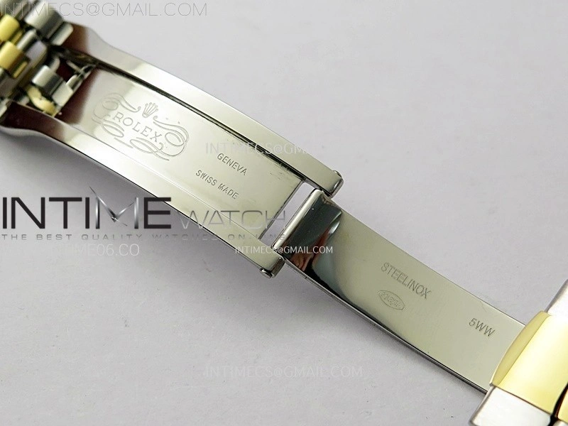 DateJust 36MM 126203 SS YG APSF 1:1 Best Edition Gold Fluted Dial Diamond Markers on SS YG Jubilee Bracelet SA3235