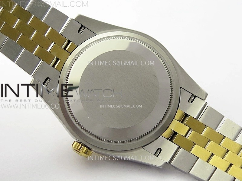 DateJust 36MM 126203 SS YG APSF 1:1 Best Edition Gold Fluted Dial Diamond Markers on SS YG Jubilee Bracelet SA3235