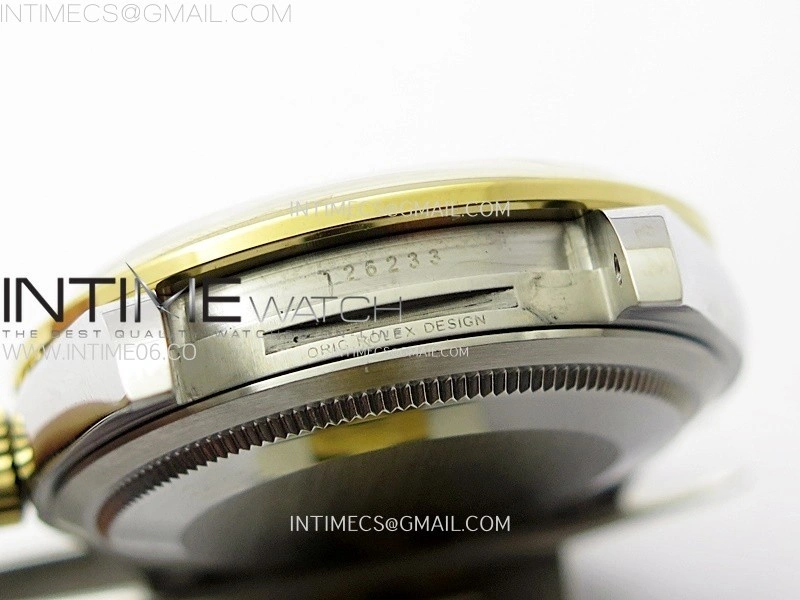 DateJust 36MM 126203 SS YG APSF 1:1 Best Edition Gold Fluted Dial Diamond Markers on SS YG Jubilee Bracelet SA3235
