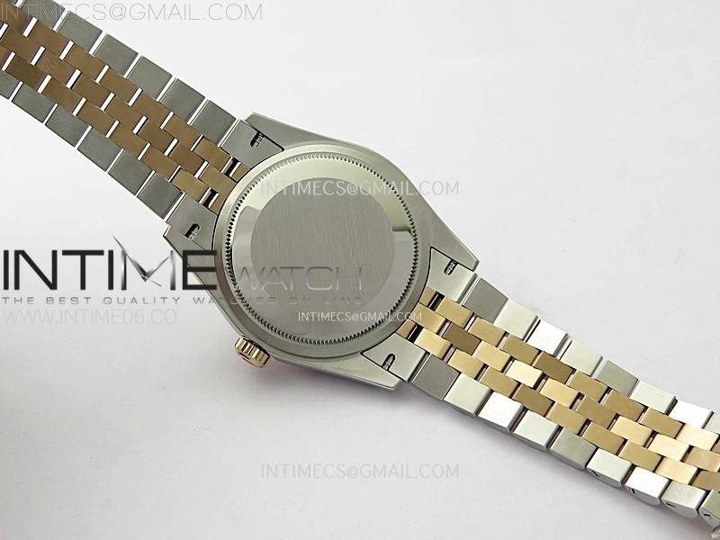 DateJust 36MM 126231 SS RG APSF 1:1 Best Edition Gray Fluted Dial Diamond Markers on SS RG Jubilee Bracelet SA3235