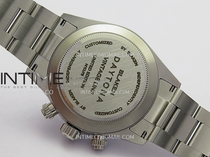 Daytona 116500 Blacken 904L SS PMSF 1:1 Best Edition White Dial Black Subdial Stick Marker On 904L SS Bracelet DD4130